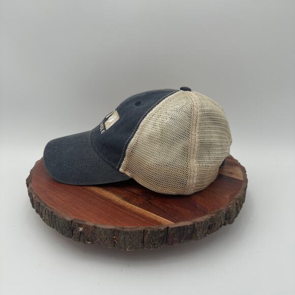 Jackson Hole Wyoming Trucker Baseball Strap Hat Gray Mesh One Size Teton VGUC - Picture 4 of 5